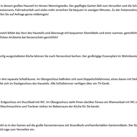 Haus Albatros - Westerlandstr 21 B Apartment